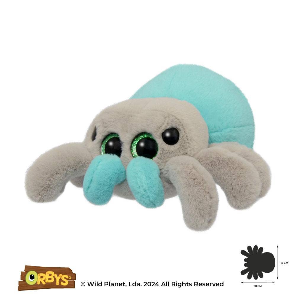 Orbys : Peluche araignée sauteuse