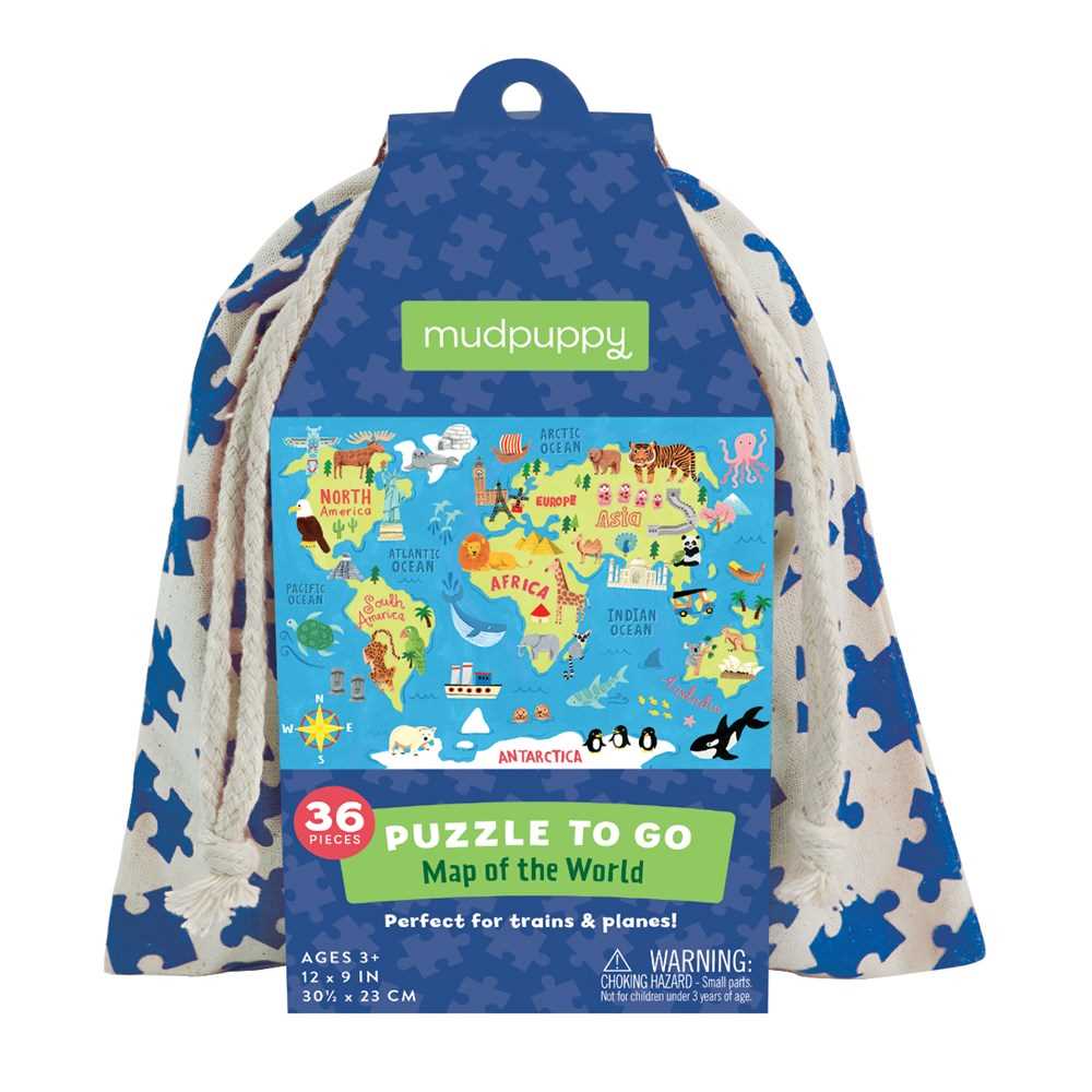Puzzle to Go World Map