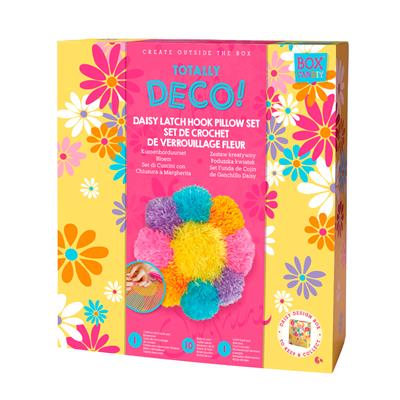 Box Candiy: Totally Deco! - SET DE CROCHET DE VERROUILLAGE/FLEUR, en boîte cadeau 5x28x26cm, 6+