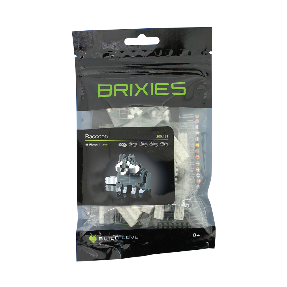 BRIXIES Waschbär