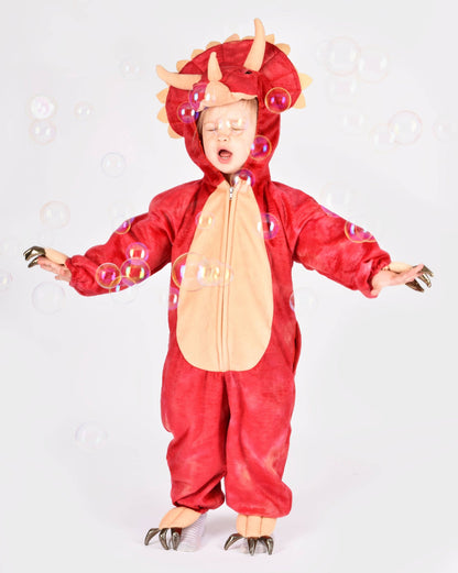Triceratops dinosaur costume for children 4-6 years old (110-116 cm)