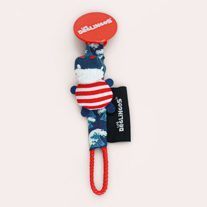 Hippipos the Hippo Pacifier Clip