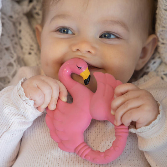 Anneau de dentition Flamant rose - Natruba