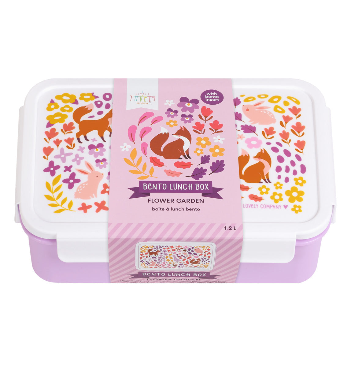 Boîte à déjeuner bento - Jardin fleuri – vue 6 – A Little Lovely Company