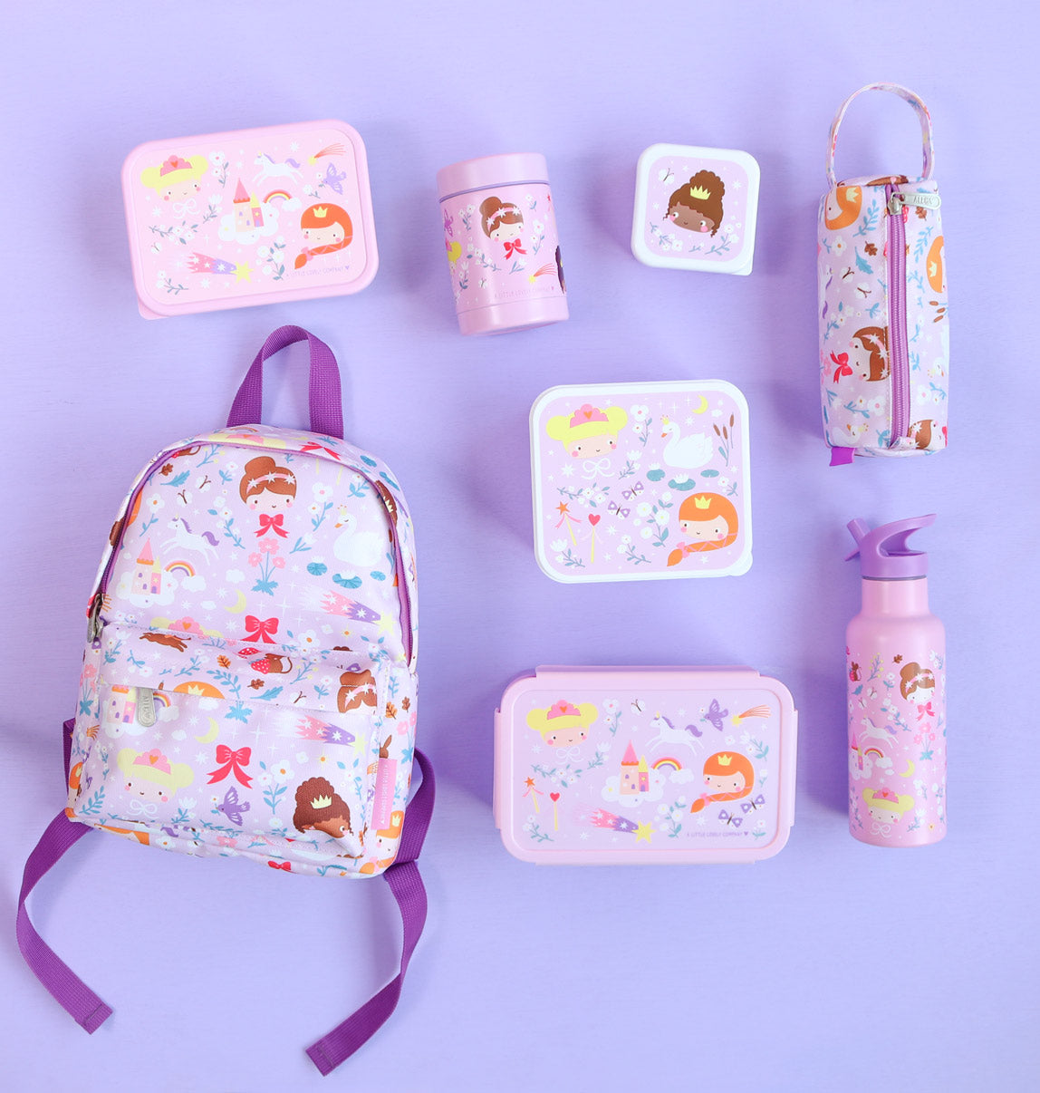 Boîte à déjeuner bento - Princesses – vue 3 – A Little Lovely Company