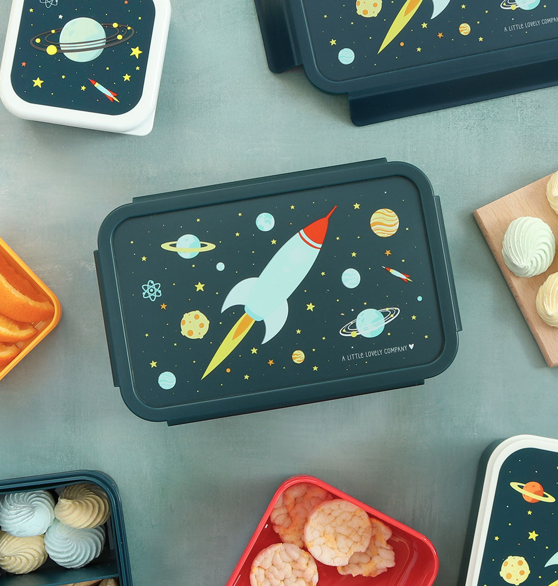 Boîte à déjeuner bento - Espace – vue 3 – A Little Lovely Company