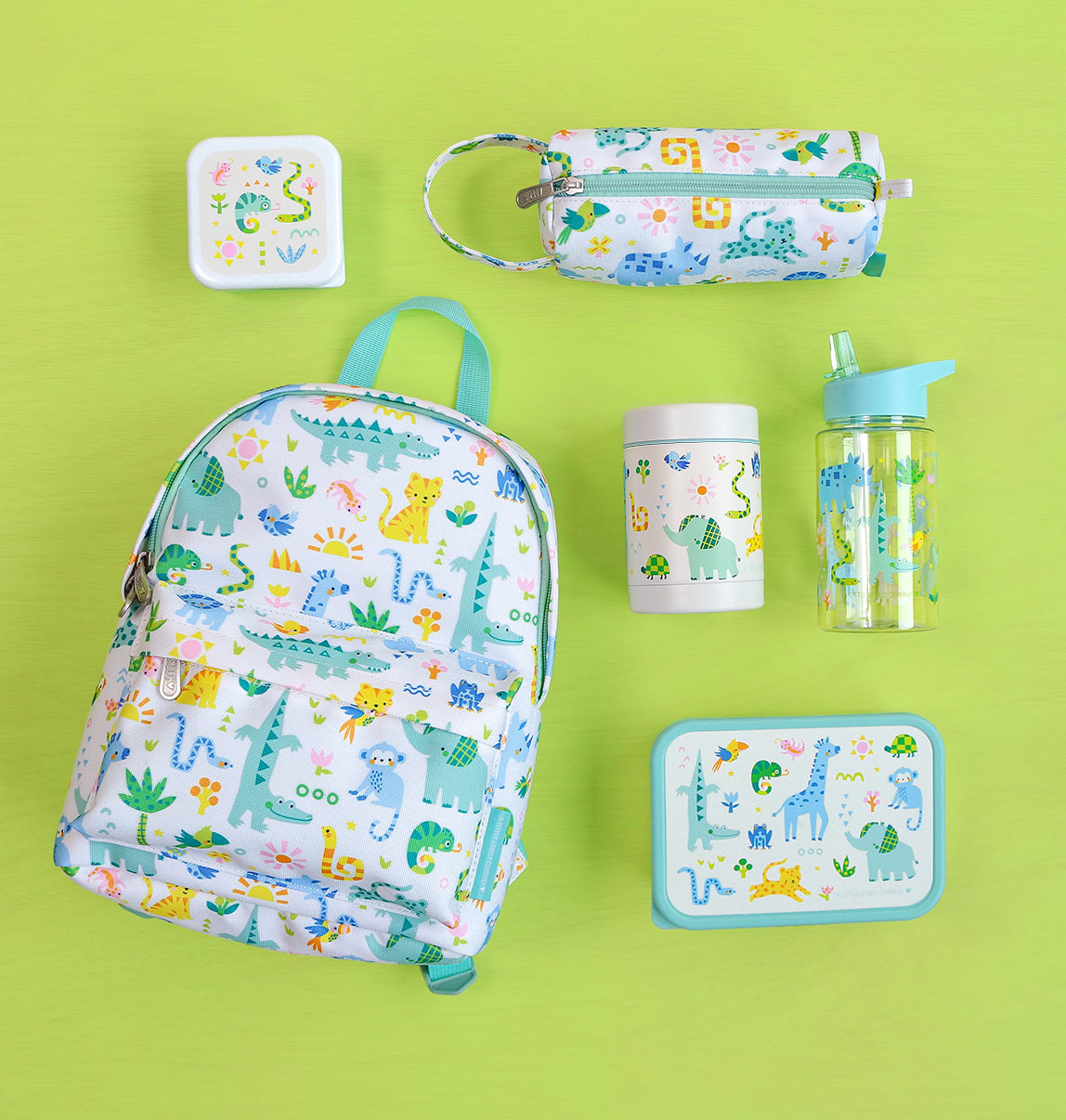 Petit sac à dos enfant - Jungle – vue 3 – A Little Lovely Company