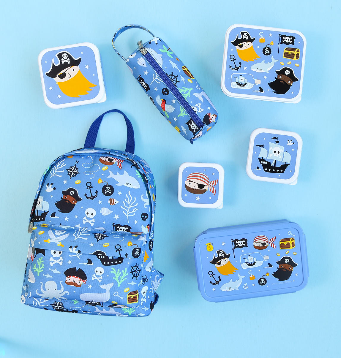 Petit sac à dos enfant - Pirates – vue 6 – A Little Lovely Company
