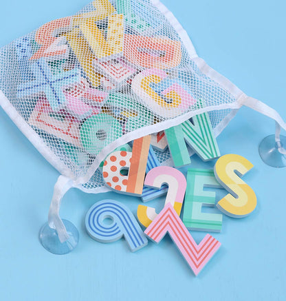 Lettres de bain en mousse - Fun – vue 5 – A Little Lovely Company