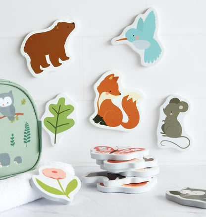 Jouets de bain en mousse - Amis de la forêt – vue 5 – A Little Lovely Company