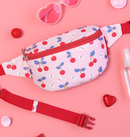 Sac banane enfant - Cerises – vue 5 – A Little Lovely Company