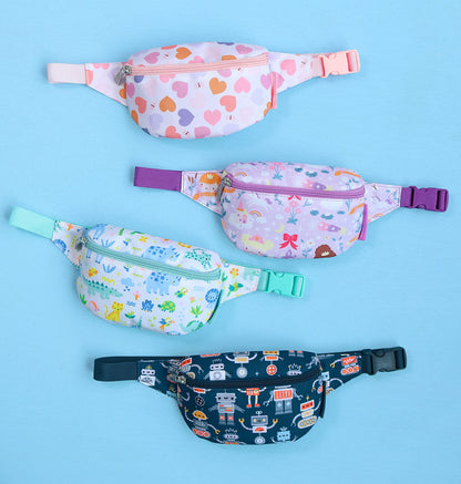 Sac banane enfant - Robots – vue 6 – A Little Lovely Company