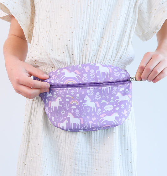 Sac banane enfant - Unicorn Dreams – vue 2 – A Little Lovely Company