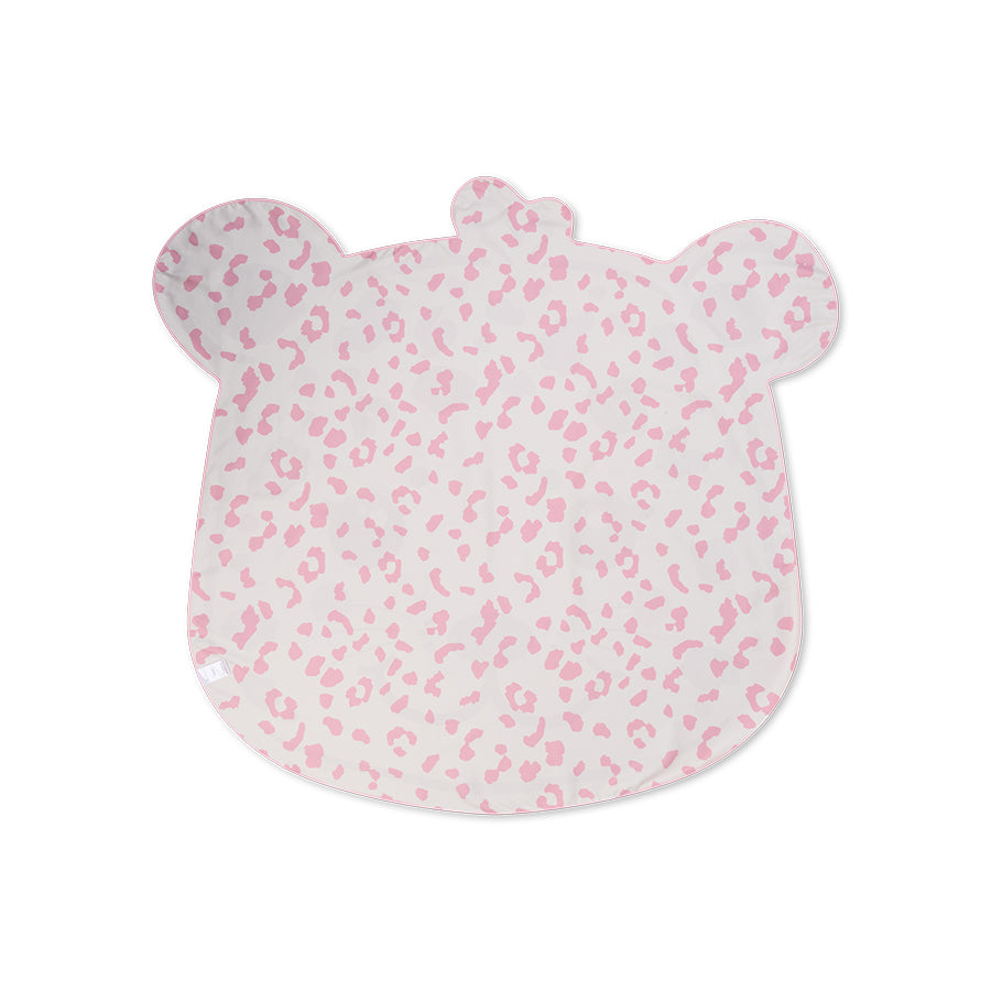 Beach Towel Microfiber - Beige - Leopard - 140 cm