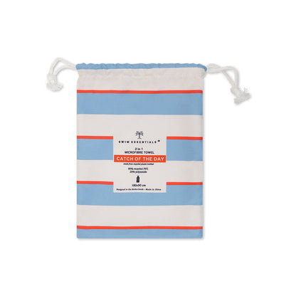 Beach Towel Microfiber - Multicolored - Catch Of The Day - 180 x 90 cm