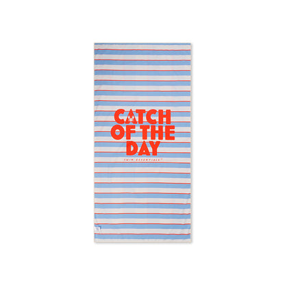 Beach Towel Microfiber - Multicolored - Catch Of The Day - 180 x 90 cm