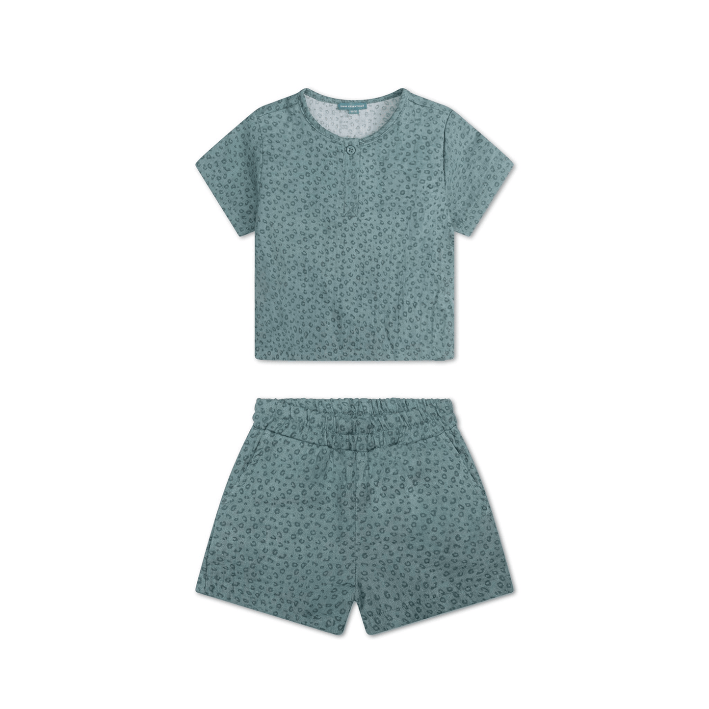 Beachwear Boys - Muslin - Green - Leopard