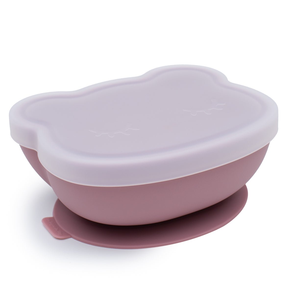 Silikonschale Bären staubig rosa