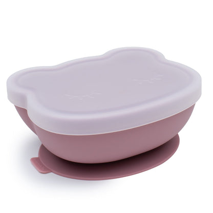 Silikonschale Bären staubig rosa