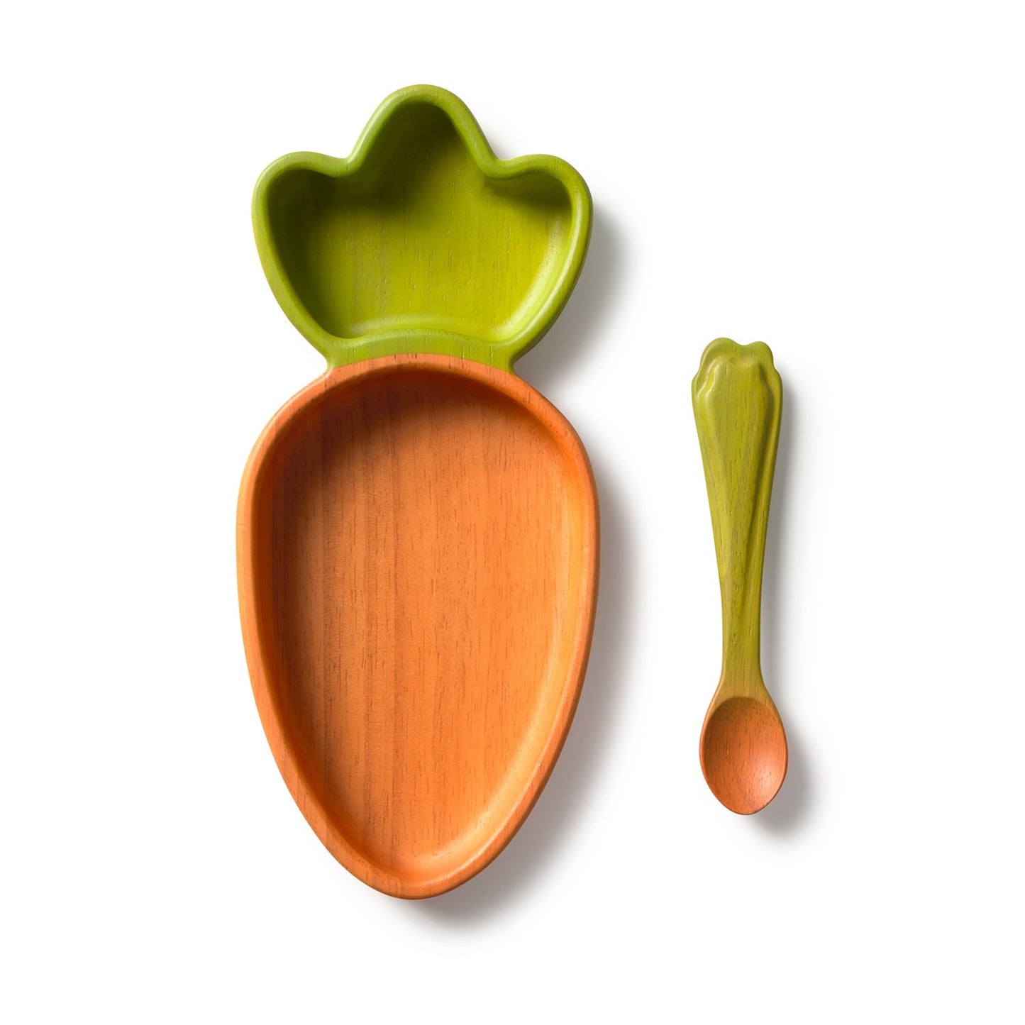 Cathy la Carotte – Ensemble assiette et cuillère bébé