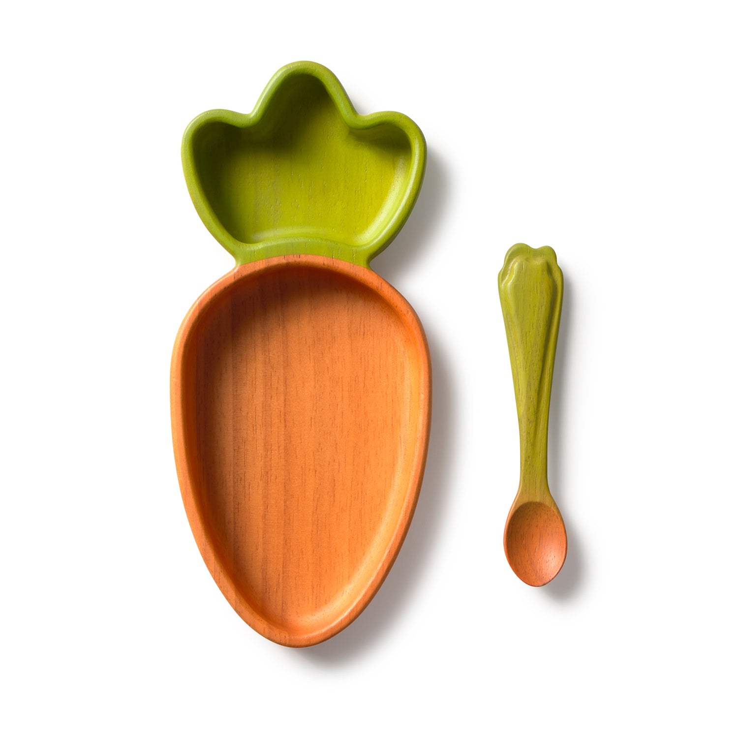Cathy la Carotte – Ensemble assiette et cuillère bébé