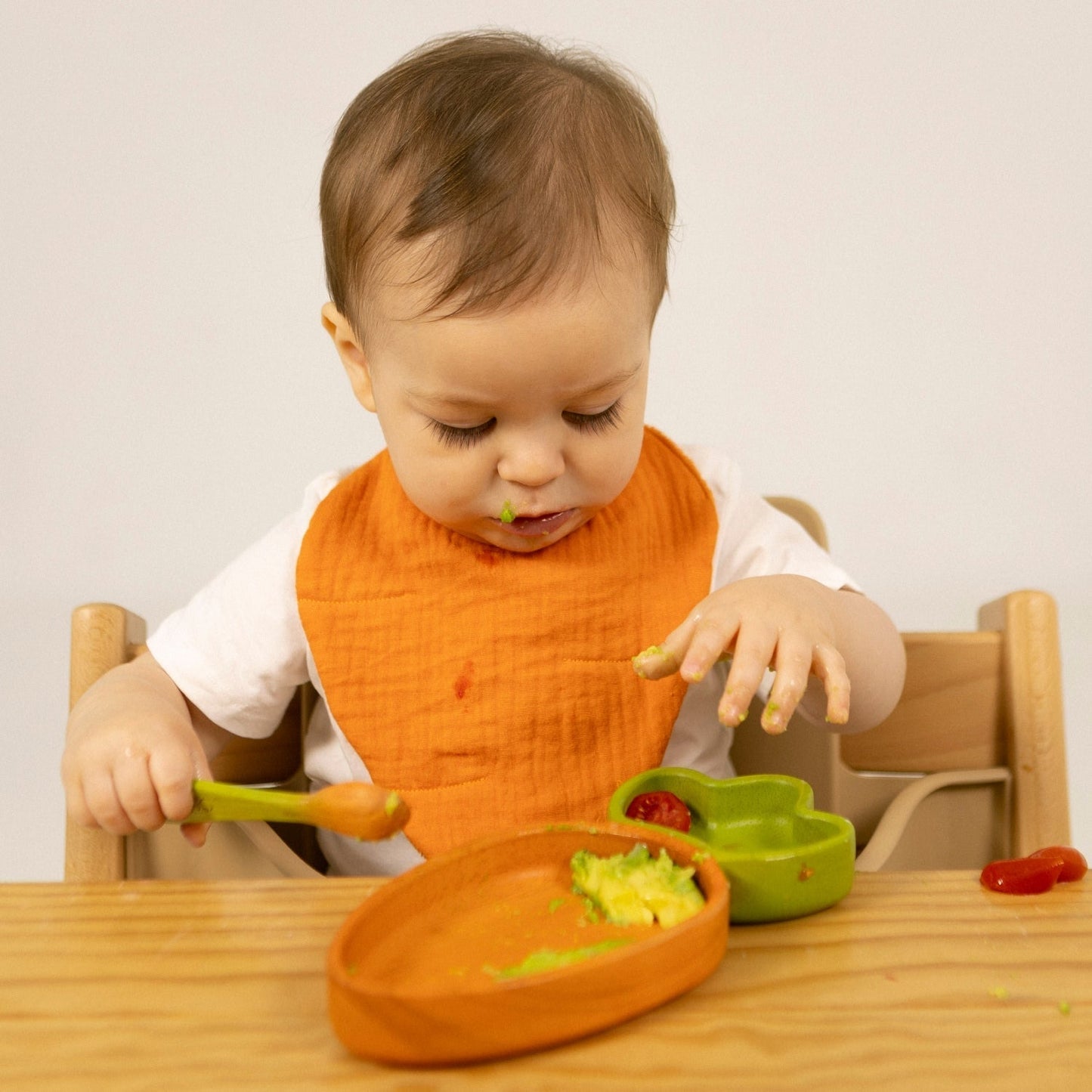 Cathy la Carotte – Ensemble assiette et cuillère bébé – vue produit 3