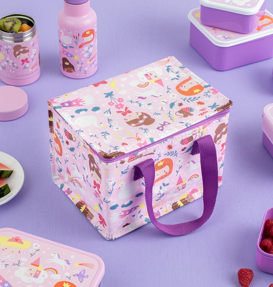 Sac isotherme enfant - Princesses – vue 2 – A Little Lovely Company