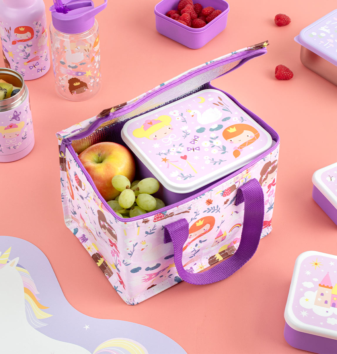 Sac isotherme enfant - Princesses – vue 4 – A Little Lovely Company