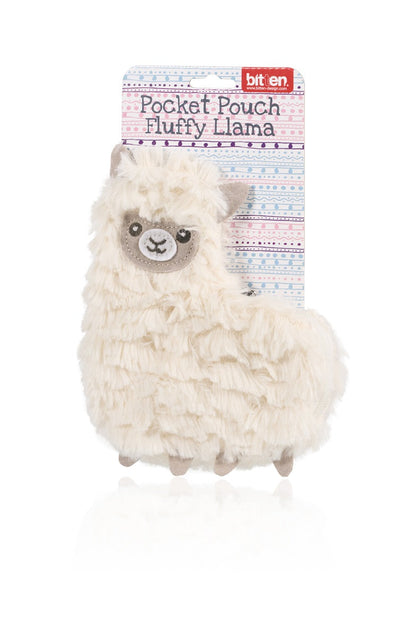 Pochette Lama Fluffy Bitten – Objet déco original