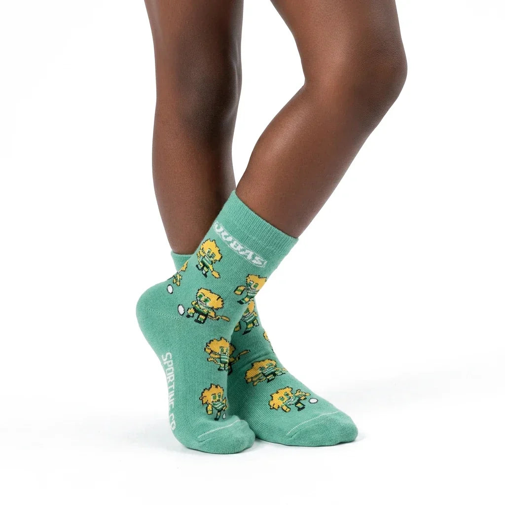 Chaussettes Enfant Sporting CP « Jubas » – Menthe - Chulé