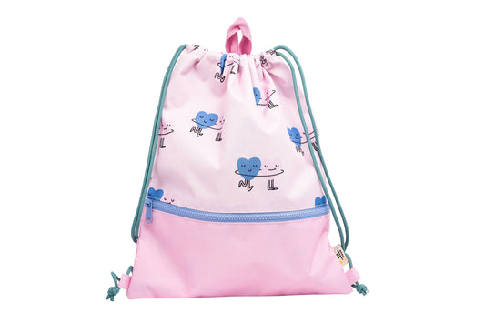 Dancing Hearts Drawstring Bag