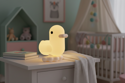 Pastel Yellow Duck Night Light