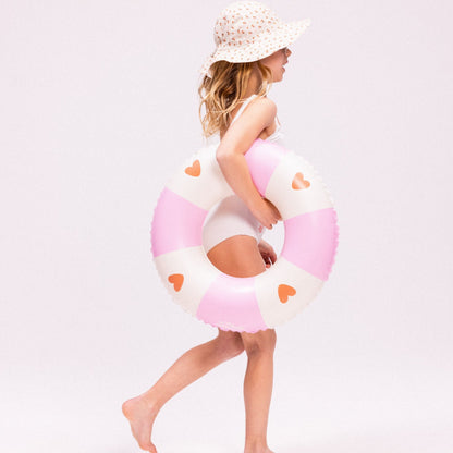 Swim Ring - Pink - Cozy Hearts - Ø 55 cm