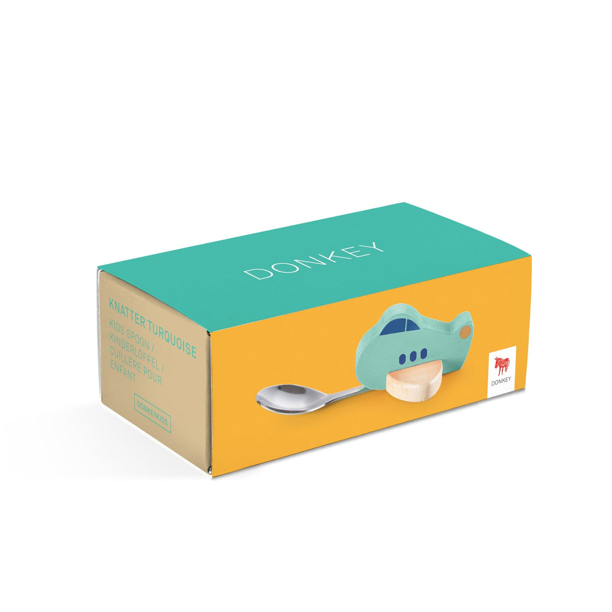 Cuillère Enfant Avion Turquoise – vue produit 4
