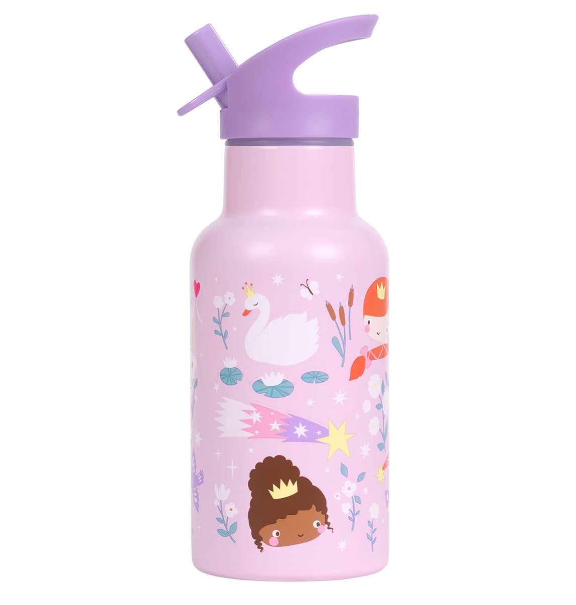 Gourde enfant en inox - Princesses – vue 4 – A Little Lovely Company
