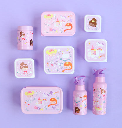 Gourde enfant en inox - Princesses – vue 3 – A Little Lovely Company