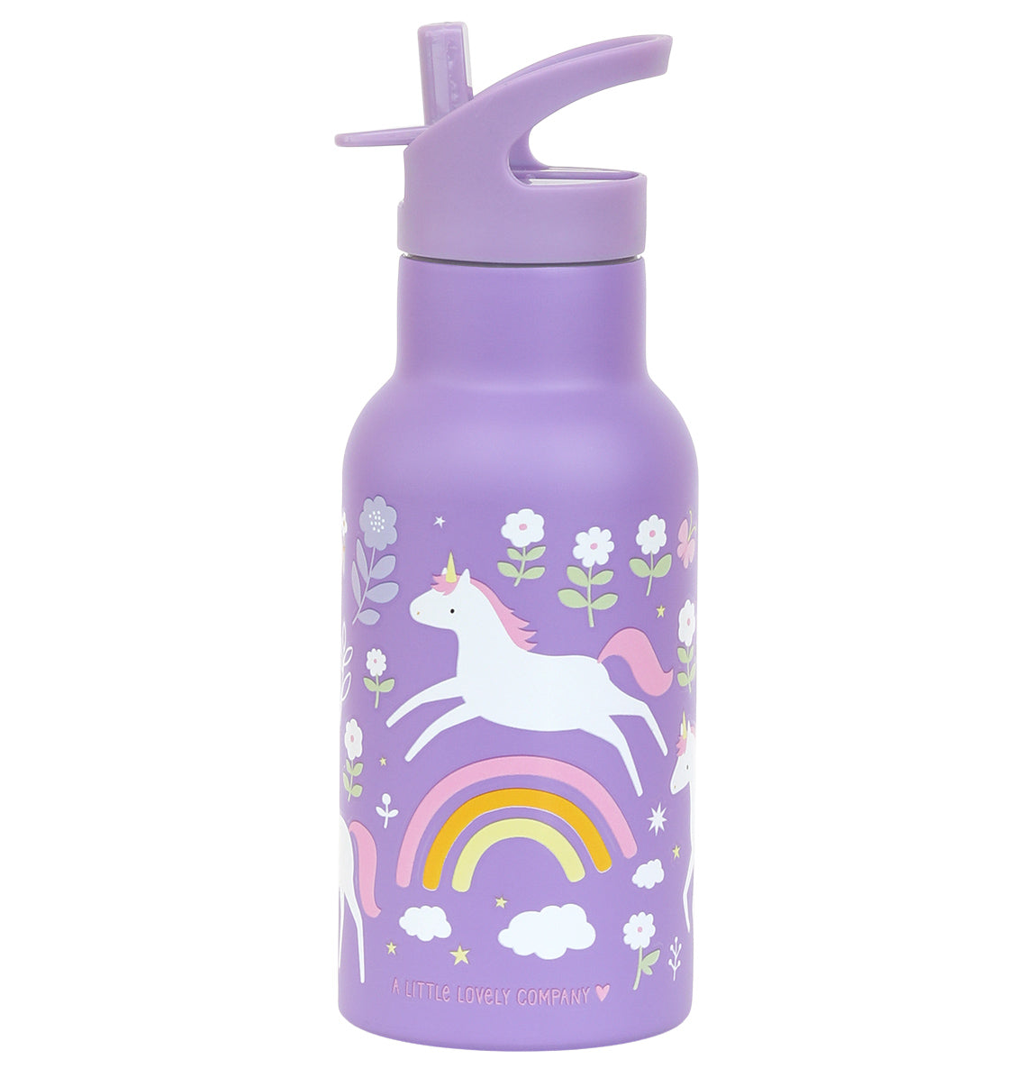 Gourde enfant en inox - Unicorn Dreams – vue 4 – A Little Lovely Company