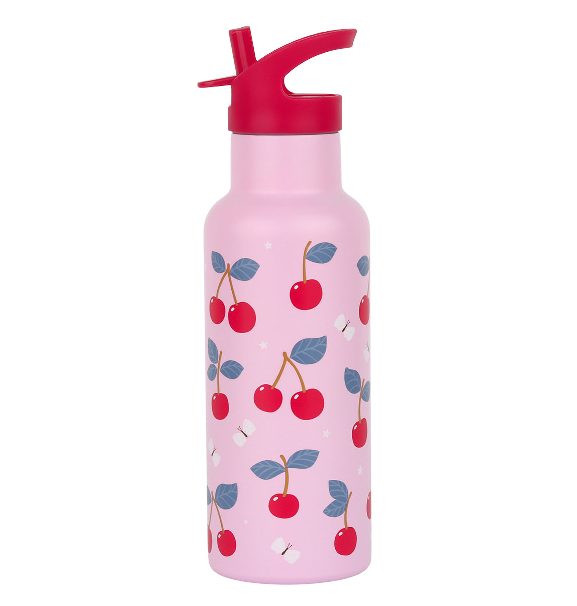 Gourde XL en inox - Cerises – A Little Lovely Company