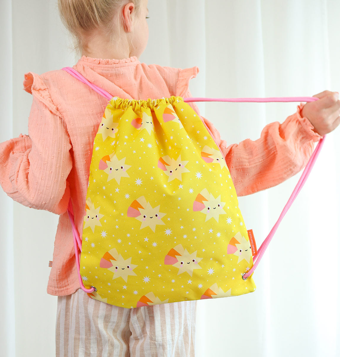 Sac à cordons enfant - Étoile filante – vue 2 – A Little Lovely Company