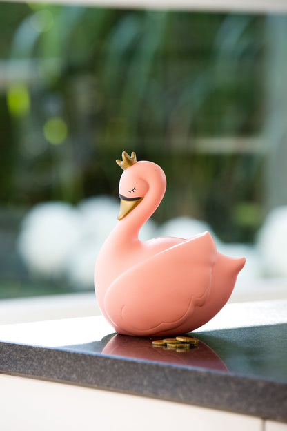 White lady piggy bank