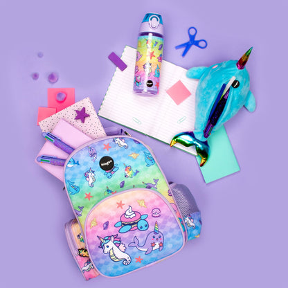 Straw Gourde – Narwhal & Seahorse