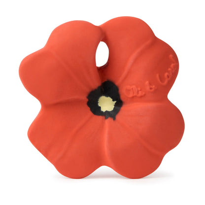 Pop le Coquelicot – Mini jouet de dentition bébé