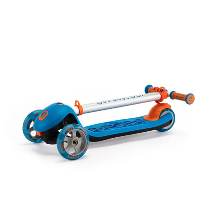 Trunki Trottinette pliante à 3 roues - Large 4-7 ans (Bleue)