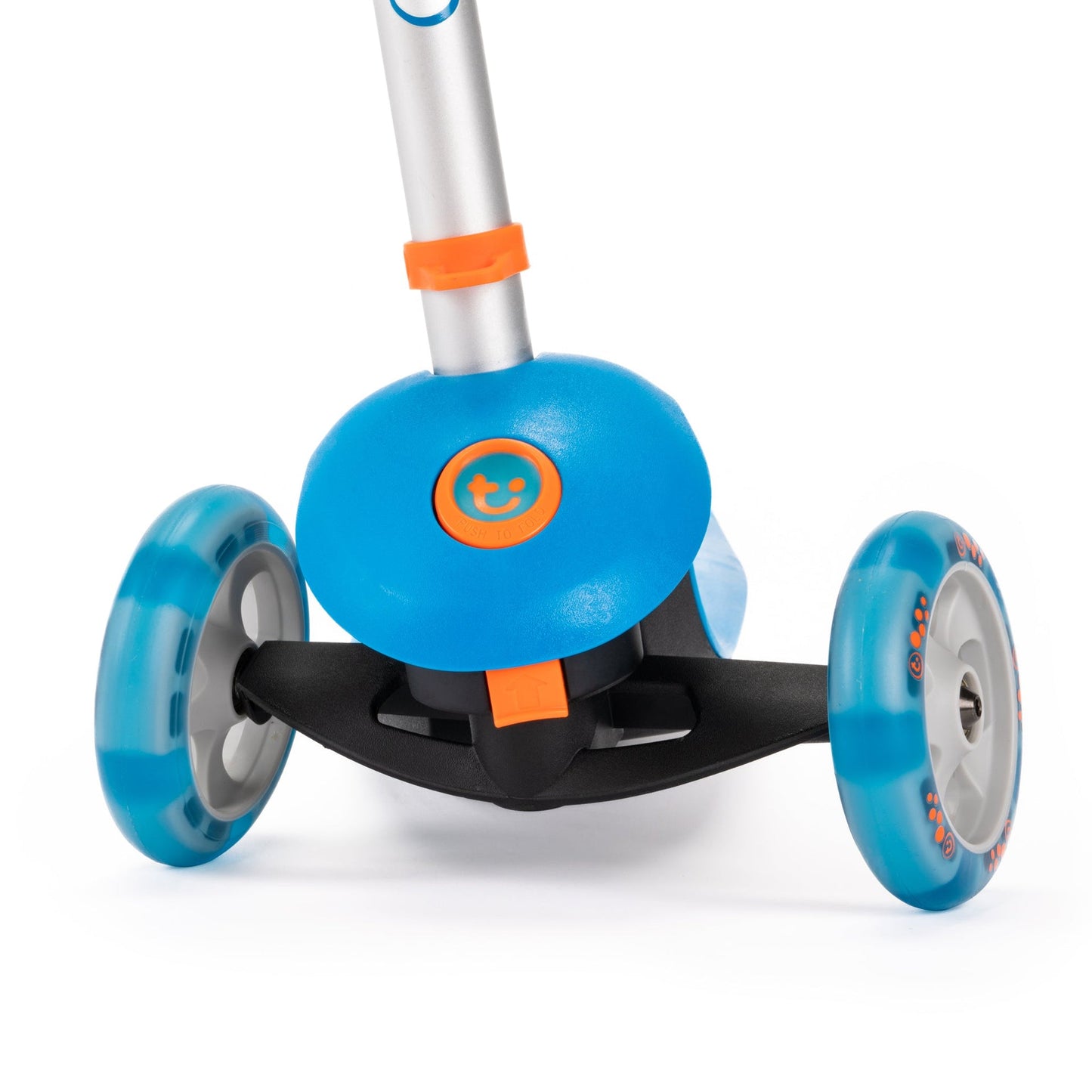 Trunki Trottinette pliante à 3 roues - Large 4-7 ans (Bleue)