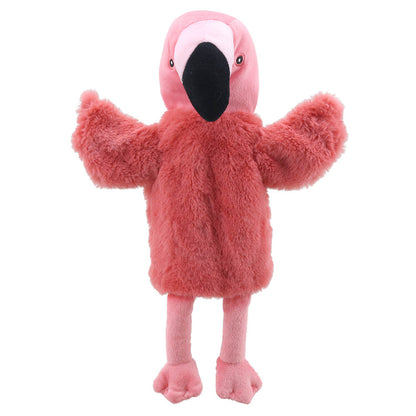 Pink Flamingo Plush – ECO Buddies Puppet – Animals