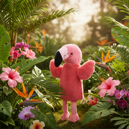 Flamingo Plüschpuppe