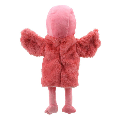 Peluche Flamant rose – Marionnette ECO Buddies – Animaux