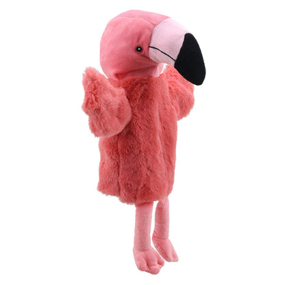 Pink Flamingo Plush – ECO Buddies Puppet – Animals