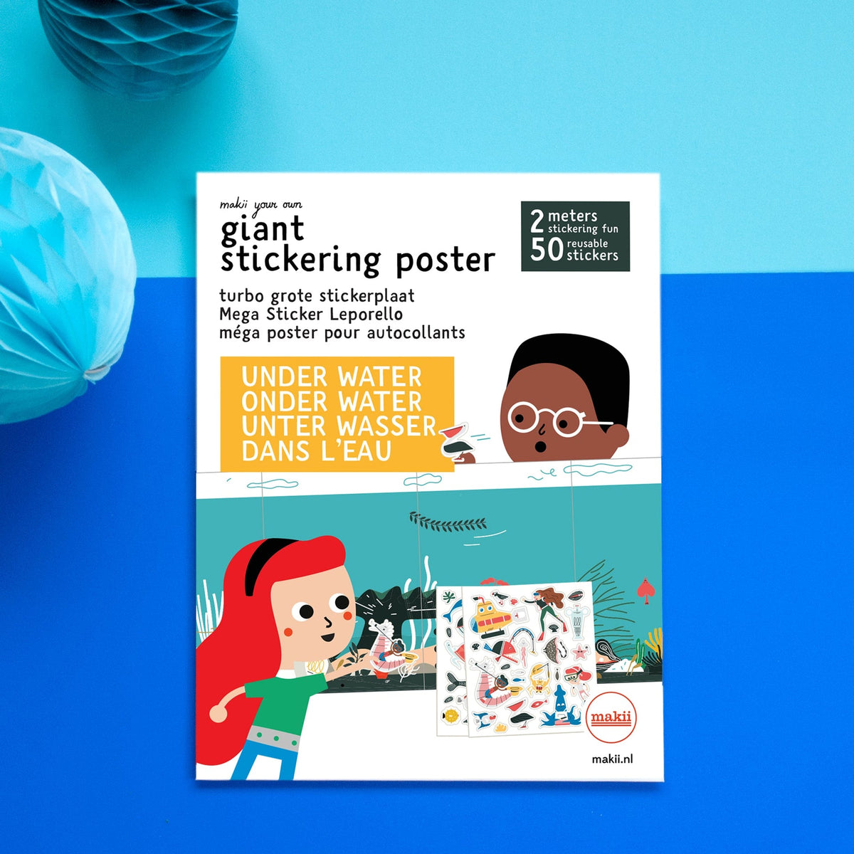 Coloriage-Riesenposter-Aufkleber