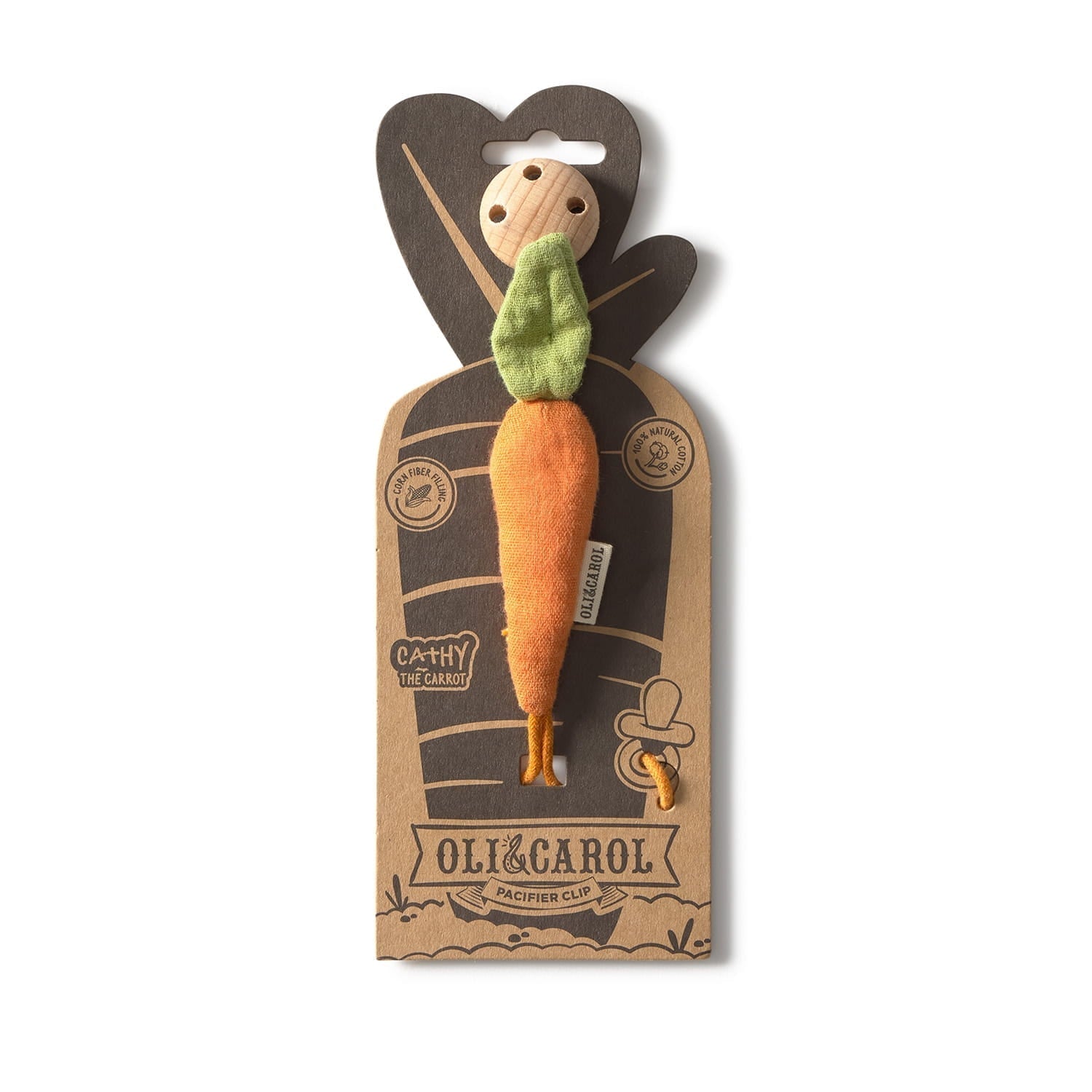 Cathy la Carotte – Attache-sucette – vue produit 6